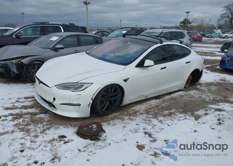 2022 Tesla Model S Dual Motor All-Wheel Drive z USA, uszkodzony, nr VIN 5YJSA1E52NF471060